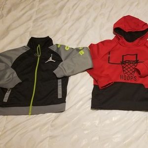 3 boys sweat shirts size 6/8